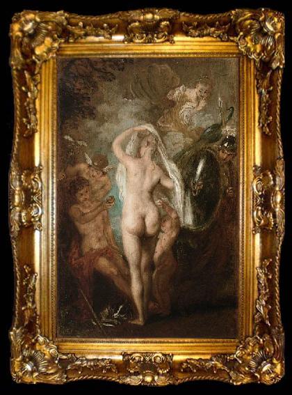 framed  Jean-Antoine Watteau The Judgment of Paris, ta009-2